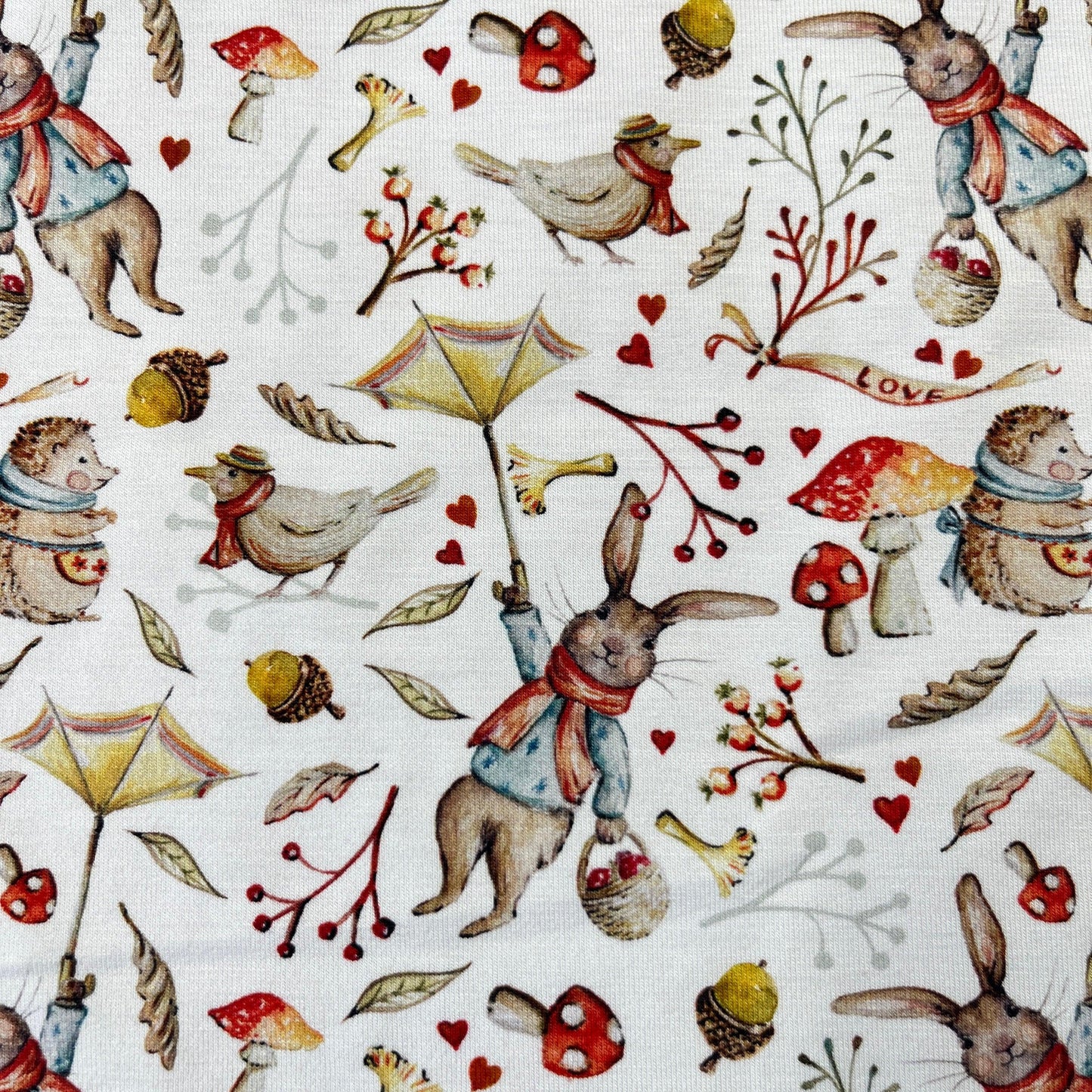 Windy Day on Bamboo/Spandex Jersey Fabric - Nature's Fabrics