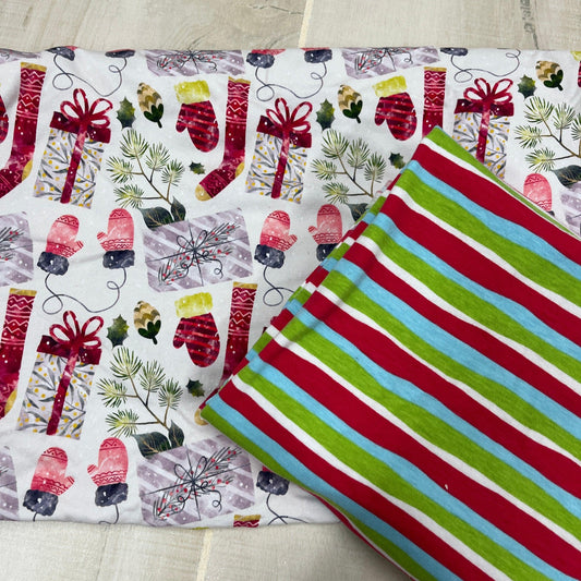 Winter Time Cotton/Spandex Jersey Fabric Bundle G427 - Nature's Fabrics