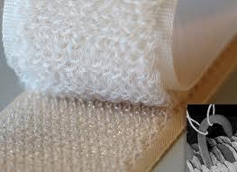 Close-up of white textured natural fabric from Nature's Fabrics.