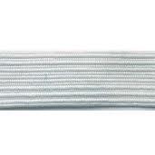 Close-up of light grey ribbed elastic trim from Nature's Fabrics