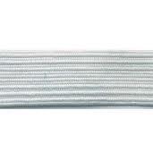 1/2" White Polybraid Elastic - Nature's Fabrics