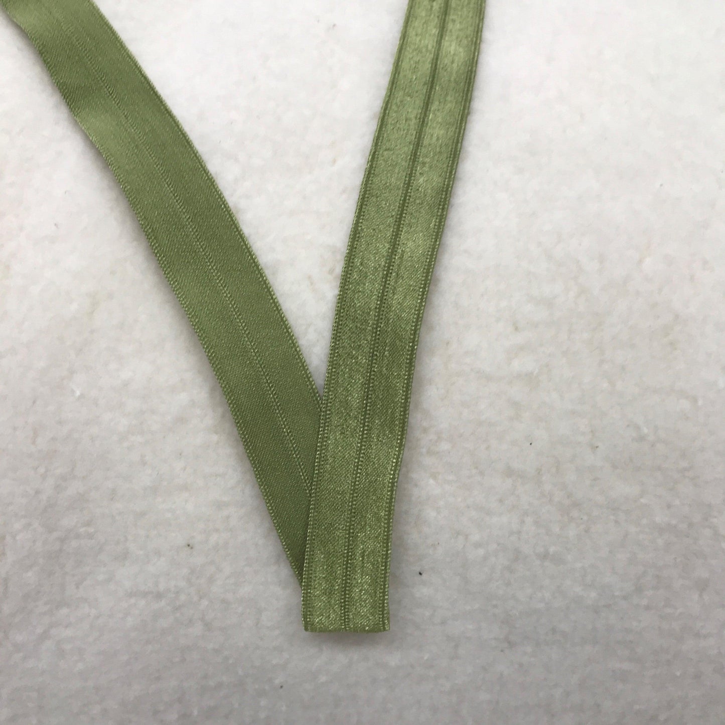 5/8" Shiny Fold Over Elastic-Fern