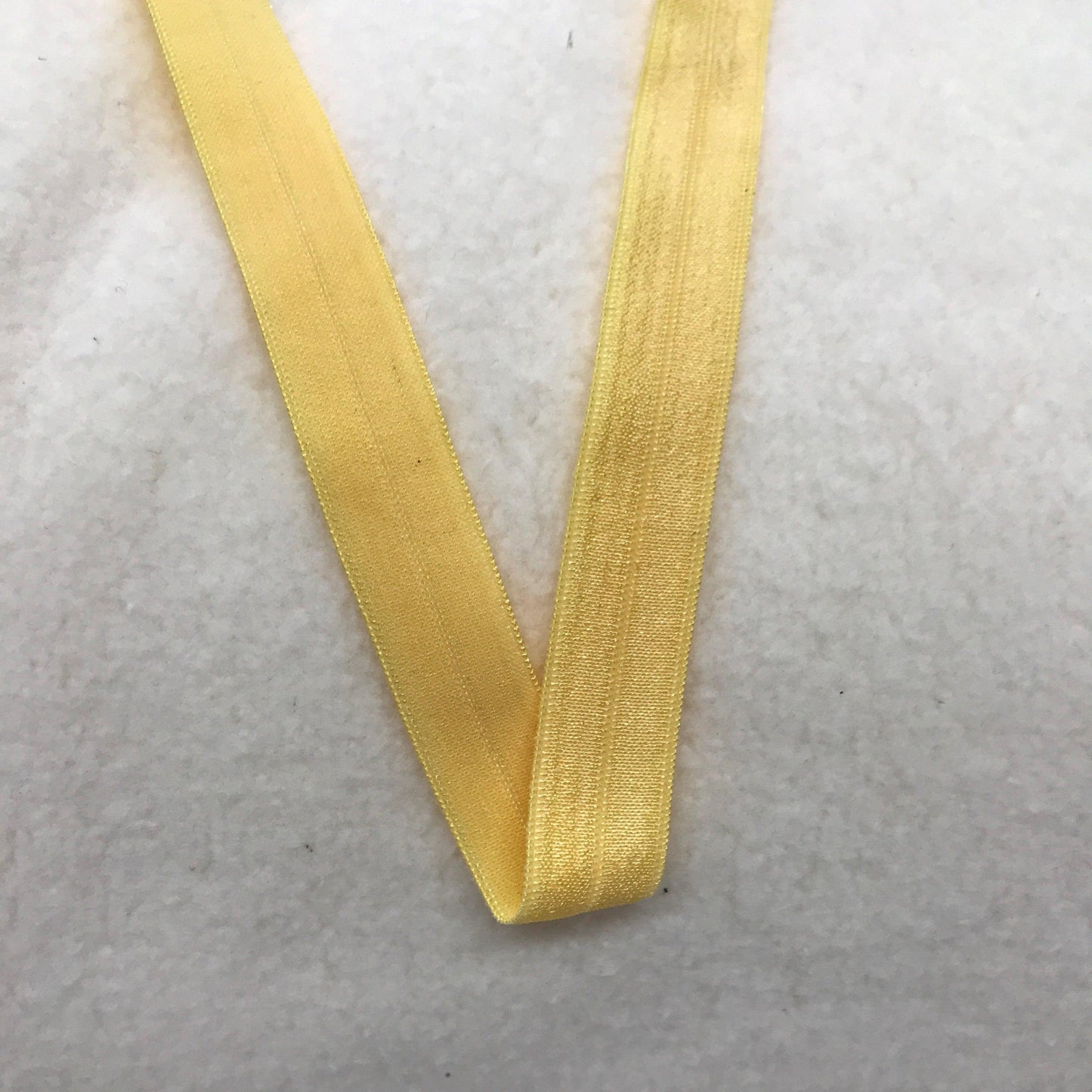 5/8" Shiny Fold Over Elastic-Marigold