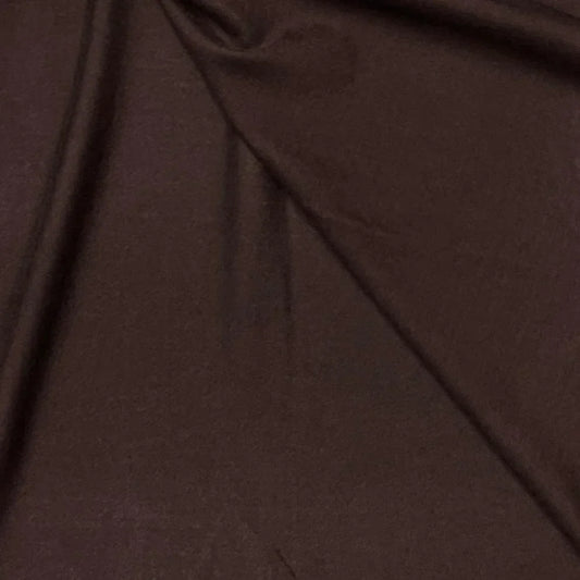 Dark brown premium natural fabric draped by Nature's Fabrics