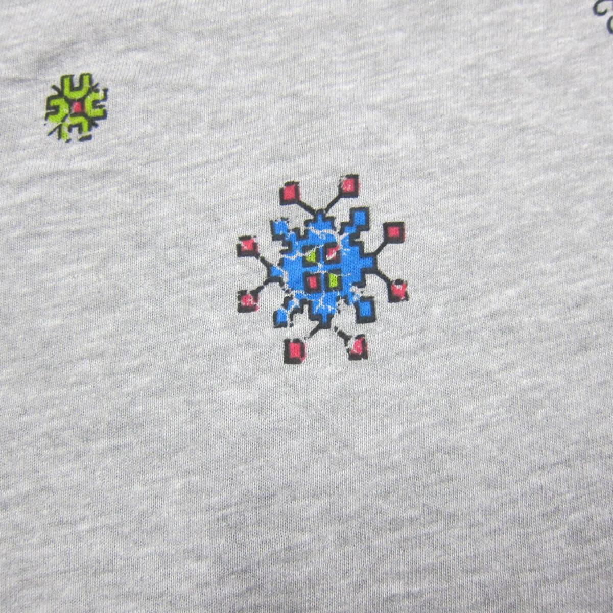 Aztecs on Gray Cotton/Poly Jersey Fabric - Nature's Fabrics