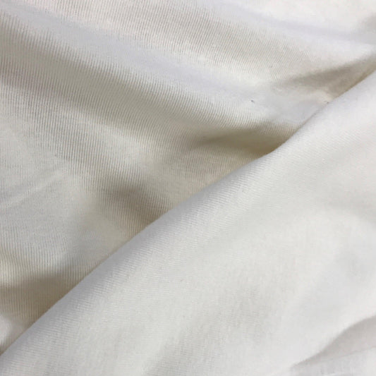 Close-up of white premium natural fabric from Nature's Fabrics