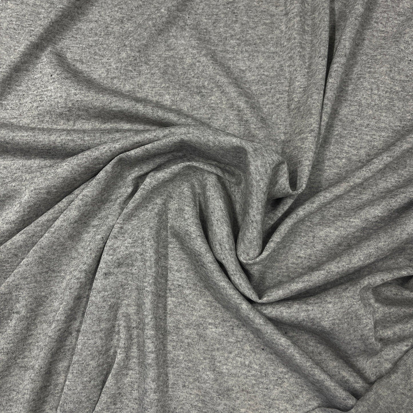 Birch Brown Heather Rayon/Merino Wool Jersey Fabric - Nature's Fabrics