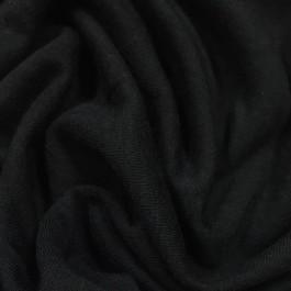 Close-up of draped black premium natural fabric from Nature's Fabrics