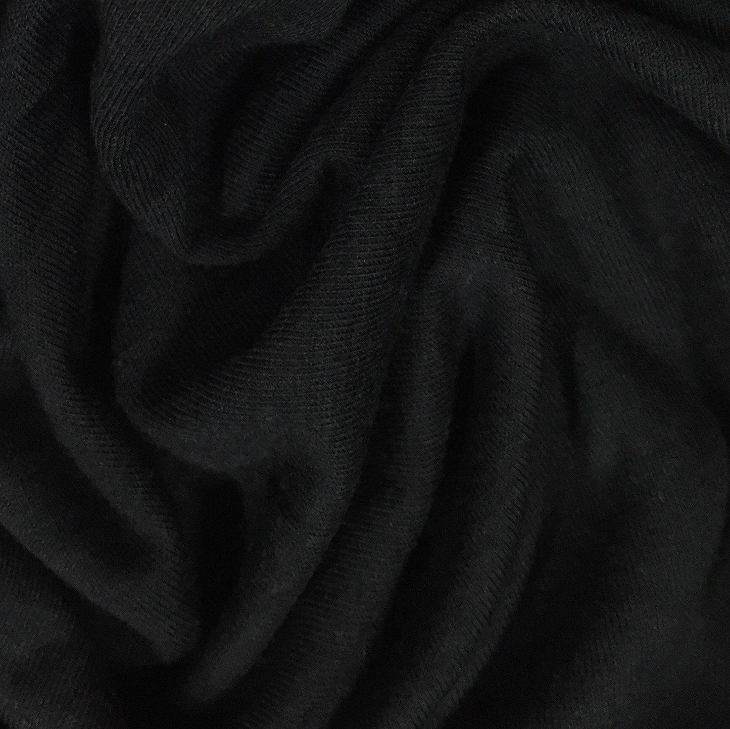 Black Bamboo/Merino Wool/Spandex Jersey Fabric - Nature's Fabrics