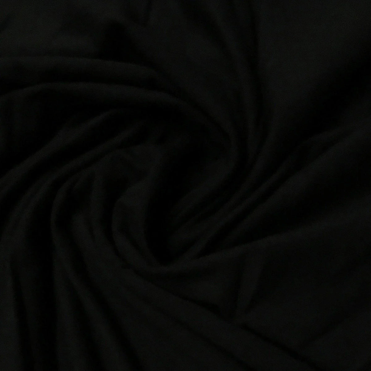 Swirled black premium natural fabric from Nature's Fabrics