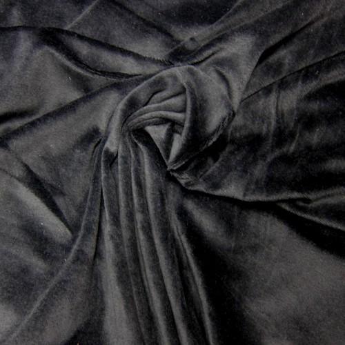 Draped black velvet fabric from Nature's Fabrics