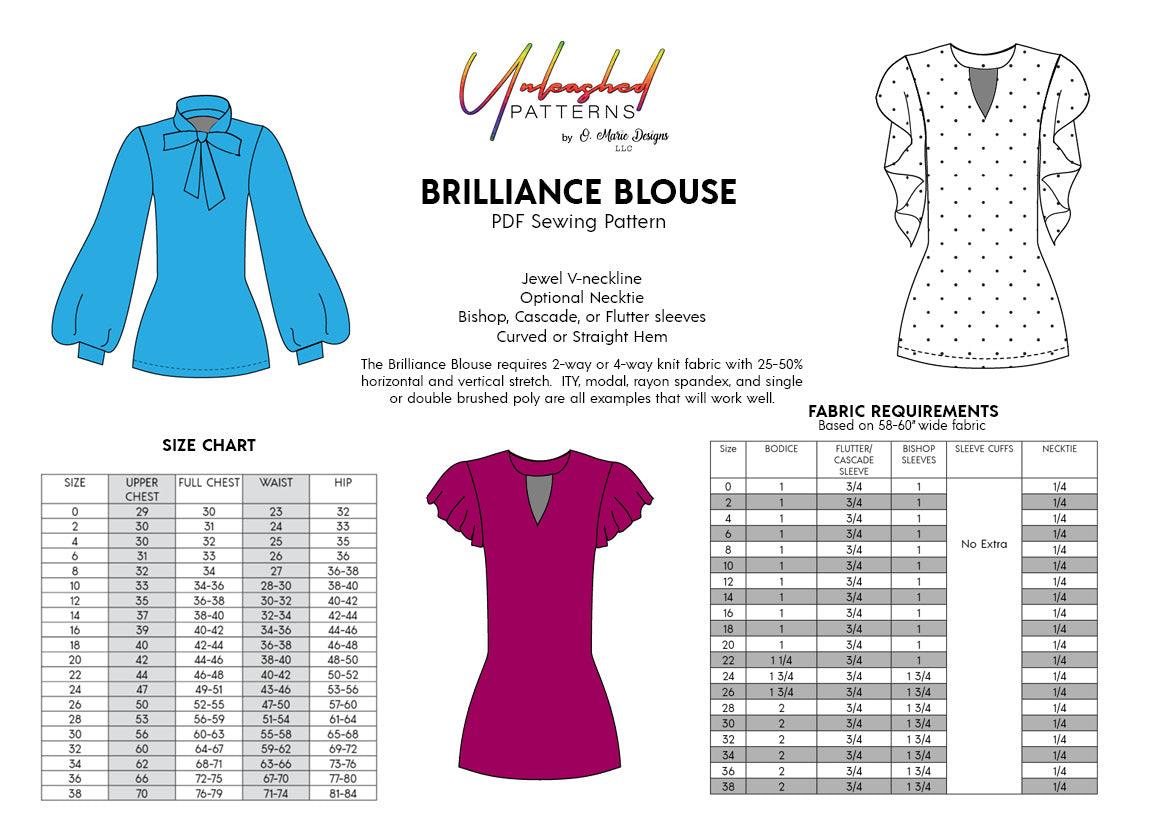 Brilliance Blouse - Nature's Fabrics