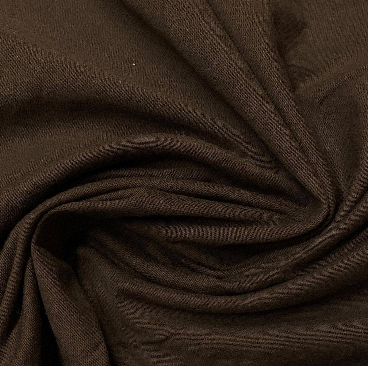 Draped brown premium natural fabric from Nature's Fabrics