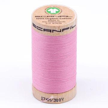 Candy Pink Organic Cotton Thread Spool-4809 - Nature's Fabrics