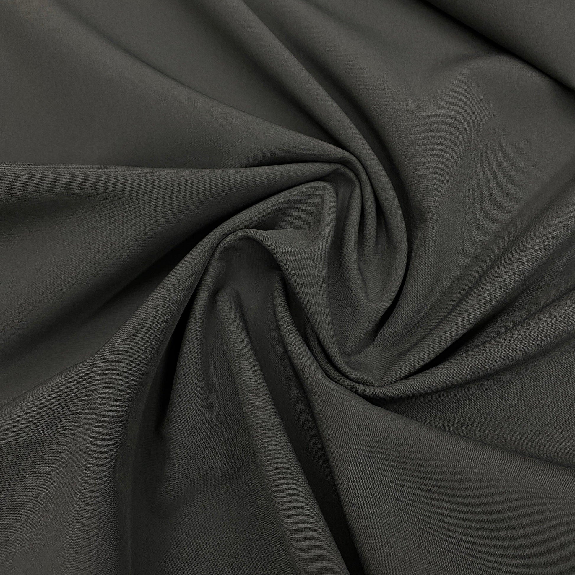 Charcoal and Black Softshell Fabric - Two Sides - Nature's Fabrics