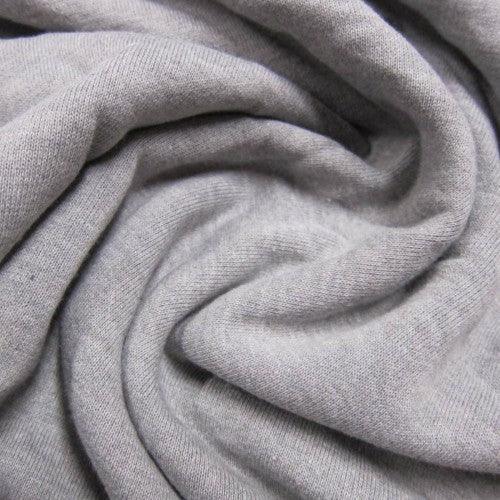 Close-up of draped grey natural fabric from Nature's Fabrics