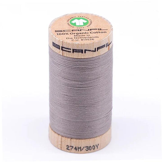 Chateau Gray Organic Cotton Thread Spool-4831 - Nature's Fabrics