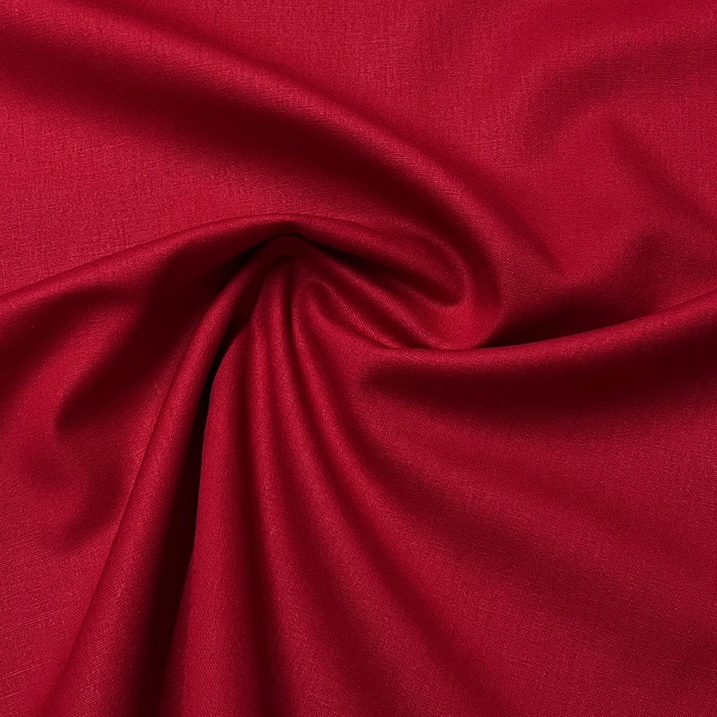 Chilli Hemp Organic Cotton Canvas Fabric - Nature's Fabrics