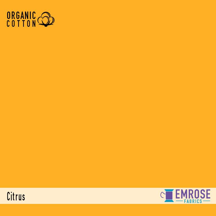 Citrus Organic Cotton/Spandex Jersey Fabric - Nature's Fabrics