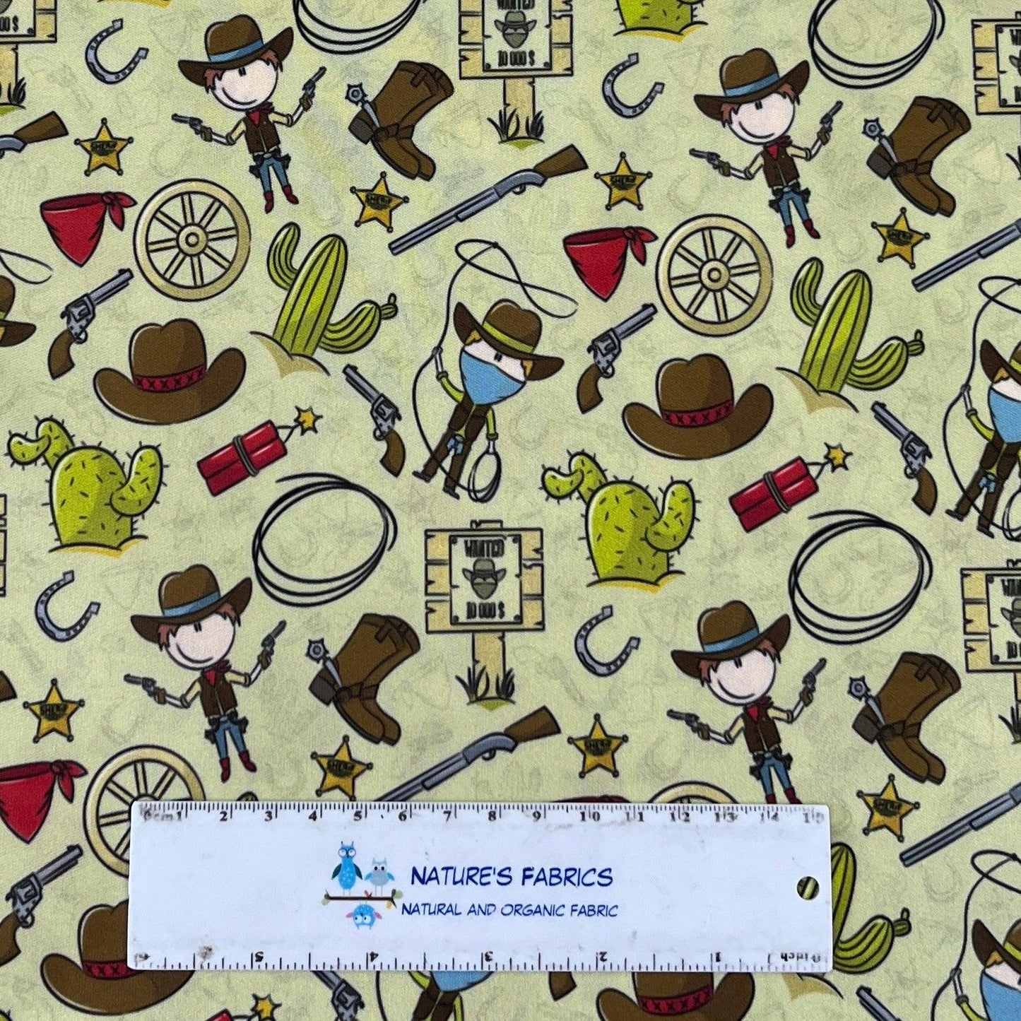 Cowboys 1 mil PUL Fabric - Made in the USA - Nature's Fabrics