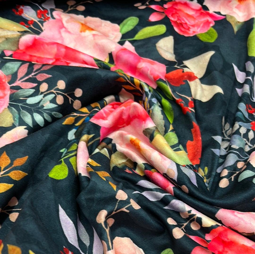 Custom Print on Double Brushed Polyester Jersey Fabric - Nature's Fabrics