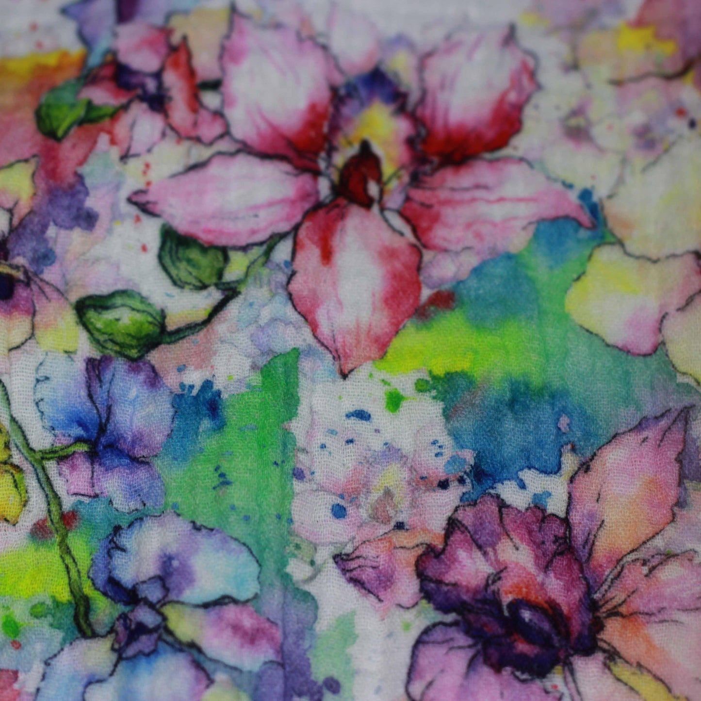 Custom Print on Double Gauze Muslin Fabric - Nature's Fabrics