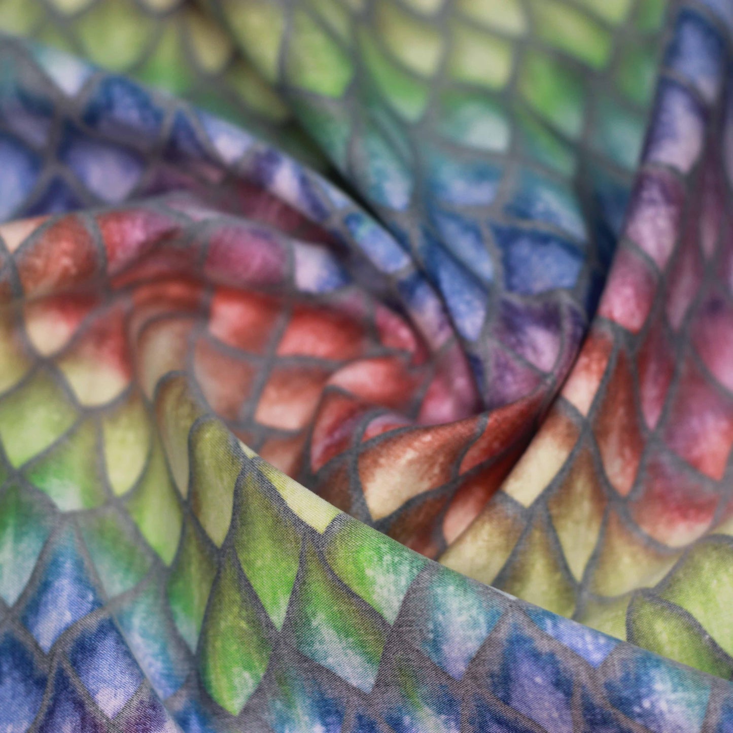 Custom Print on Satin Fabric 60s - Nature's Fabrics