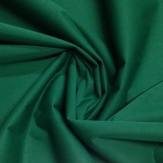 Deep green premium natural fabric draped in folds from Nature's Fabrics