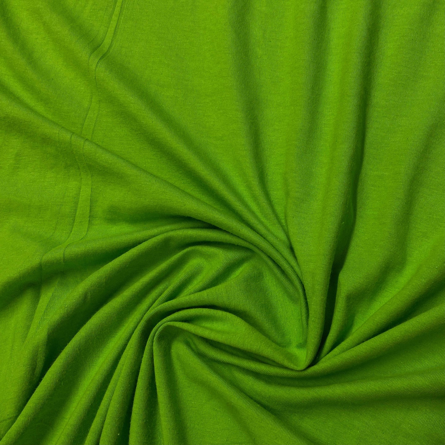 Dark Lime Cotton/Spandex Jersey Fabric - 200 GSM - Nature's Fabrics