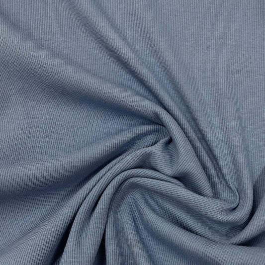 English Manor Dappled Organic Cotton/Spandex Rib Knit Fabric - 2x2 - Nature's Fabrics