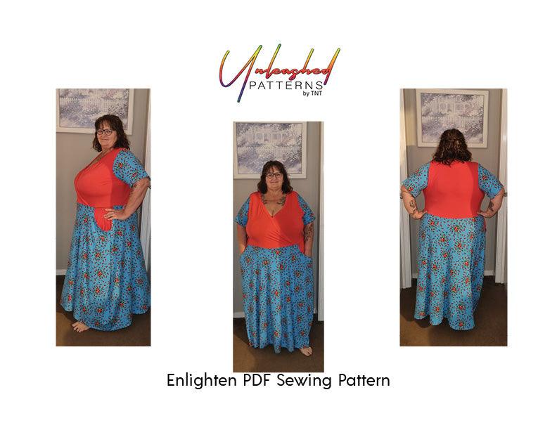 Enlighten: Knee and Maxi Length Dress - Nature's Fabrics