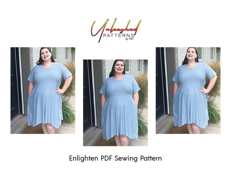 Enlighten: Knee and Maxi Length Dress - Nature's Fabrics