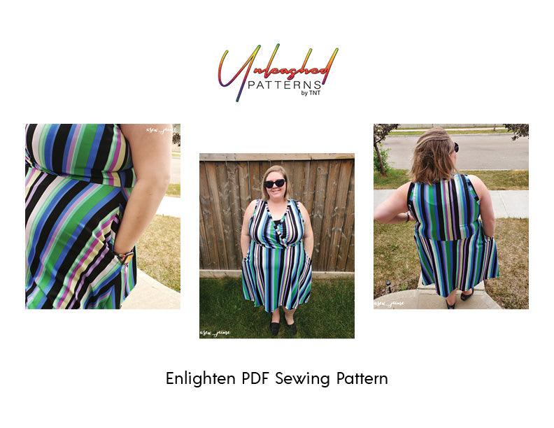 Enlighten: Knee and Maxi Length Dress - Nature's Fabrics