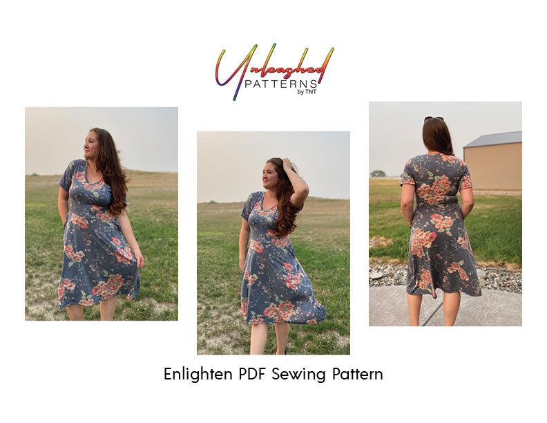 Enlighten: Knee and Maxi Length Dress - Nature's Fabrics