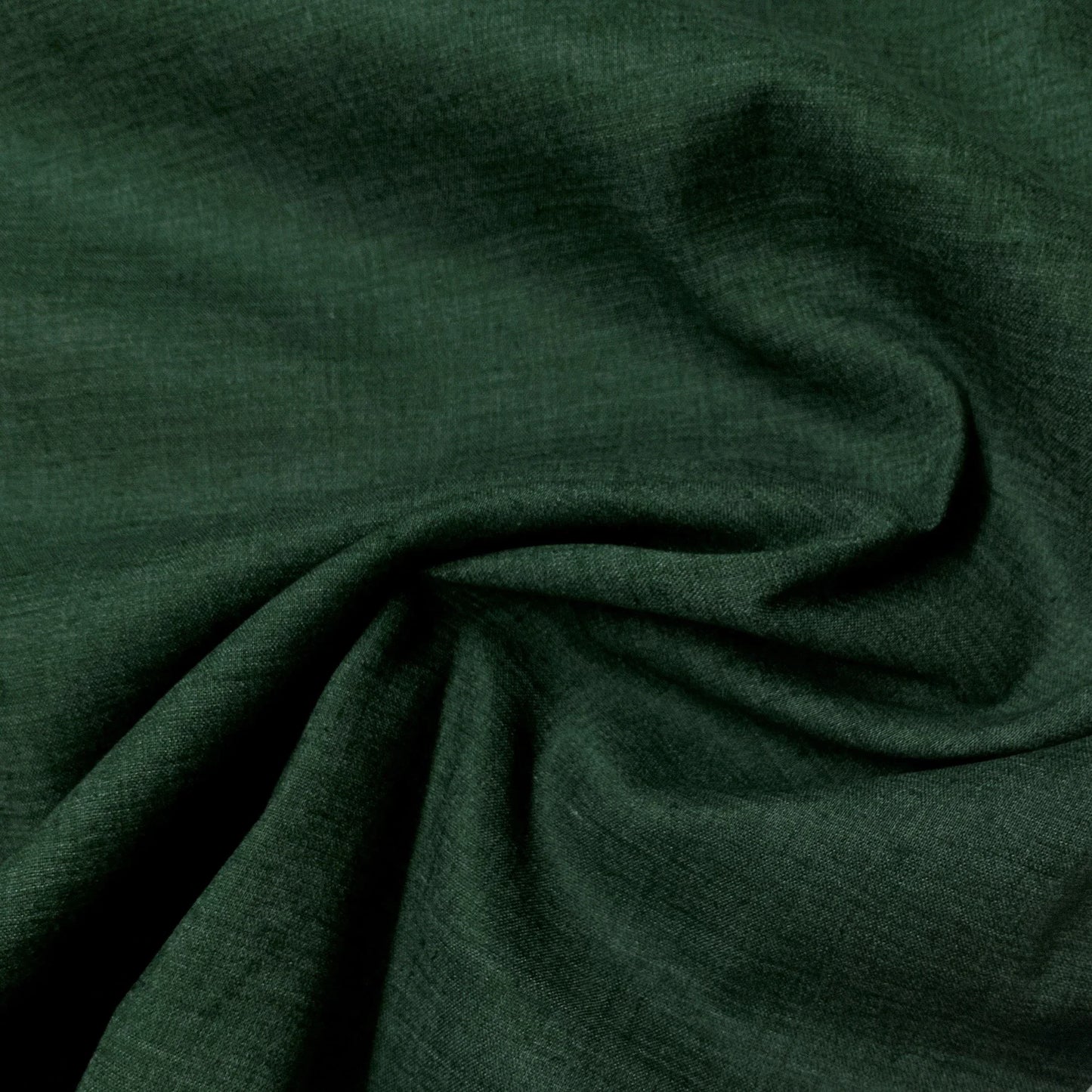 Forest Heather Hemp Blend Chambray Fabric - Nature's Fabrics