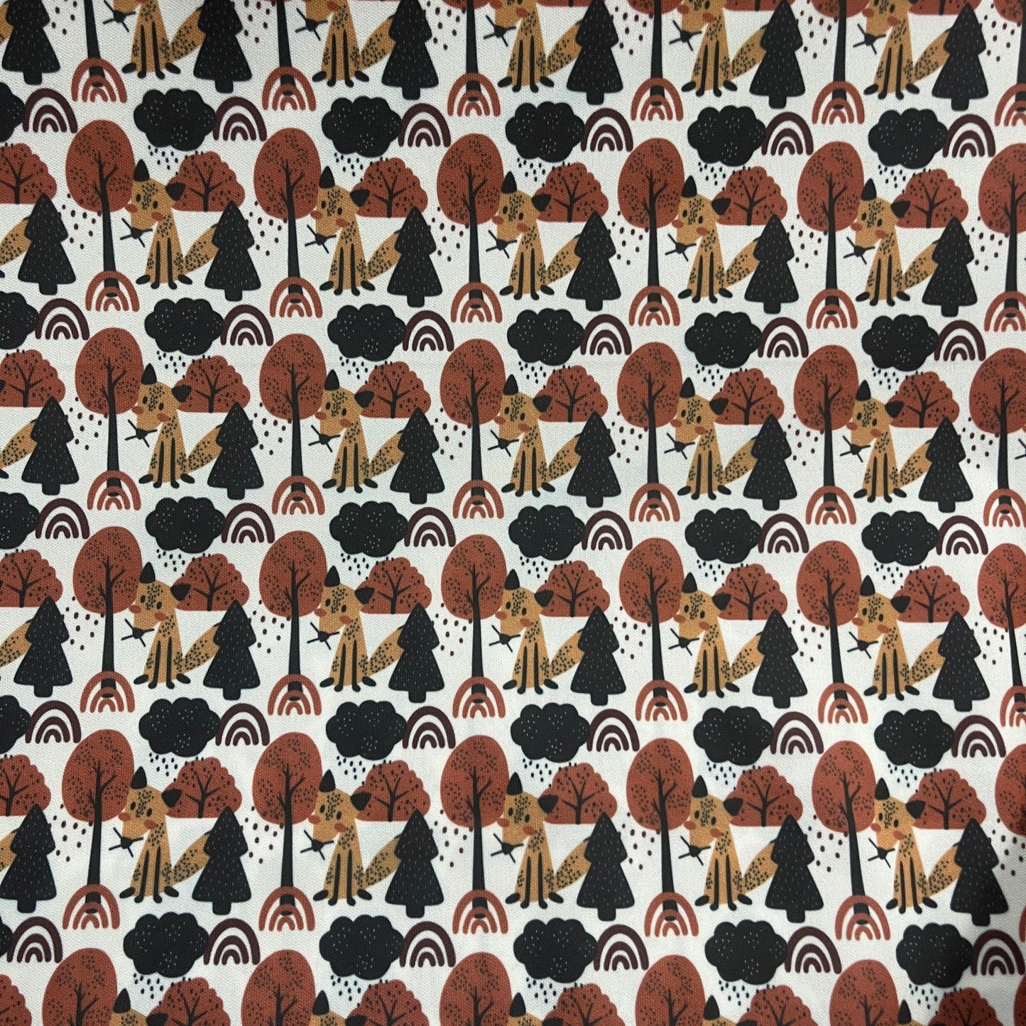 Fox in the Forest 1 mil PUL Fabric- Made in the USA - Nature's Fabrics