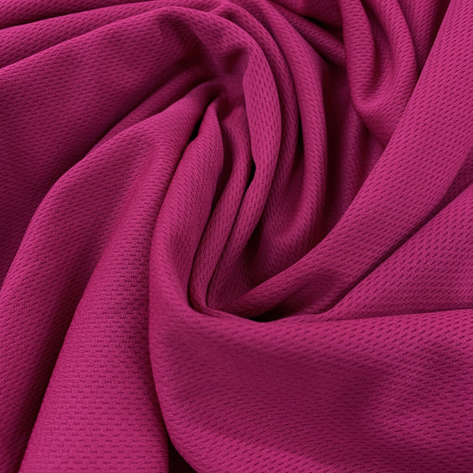 Fuchsia Polyester Athletic Wicking Jersey Fabric - Nature's Fabrics
