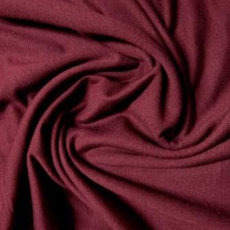 Draped burgundy natural fabric from Nature's Fabrics.