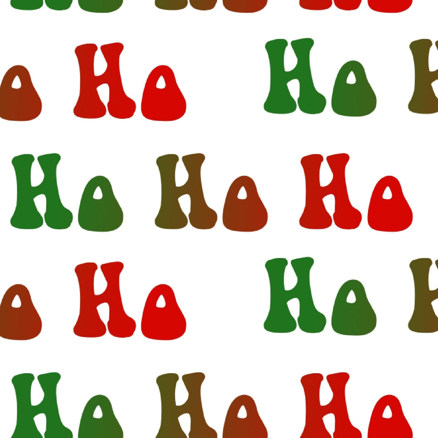 Ho Ho Ho on Bamboo/Spandex Jersey Fabric - Nature's Fabrics