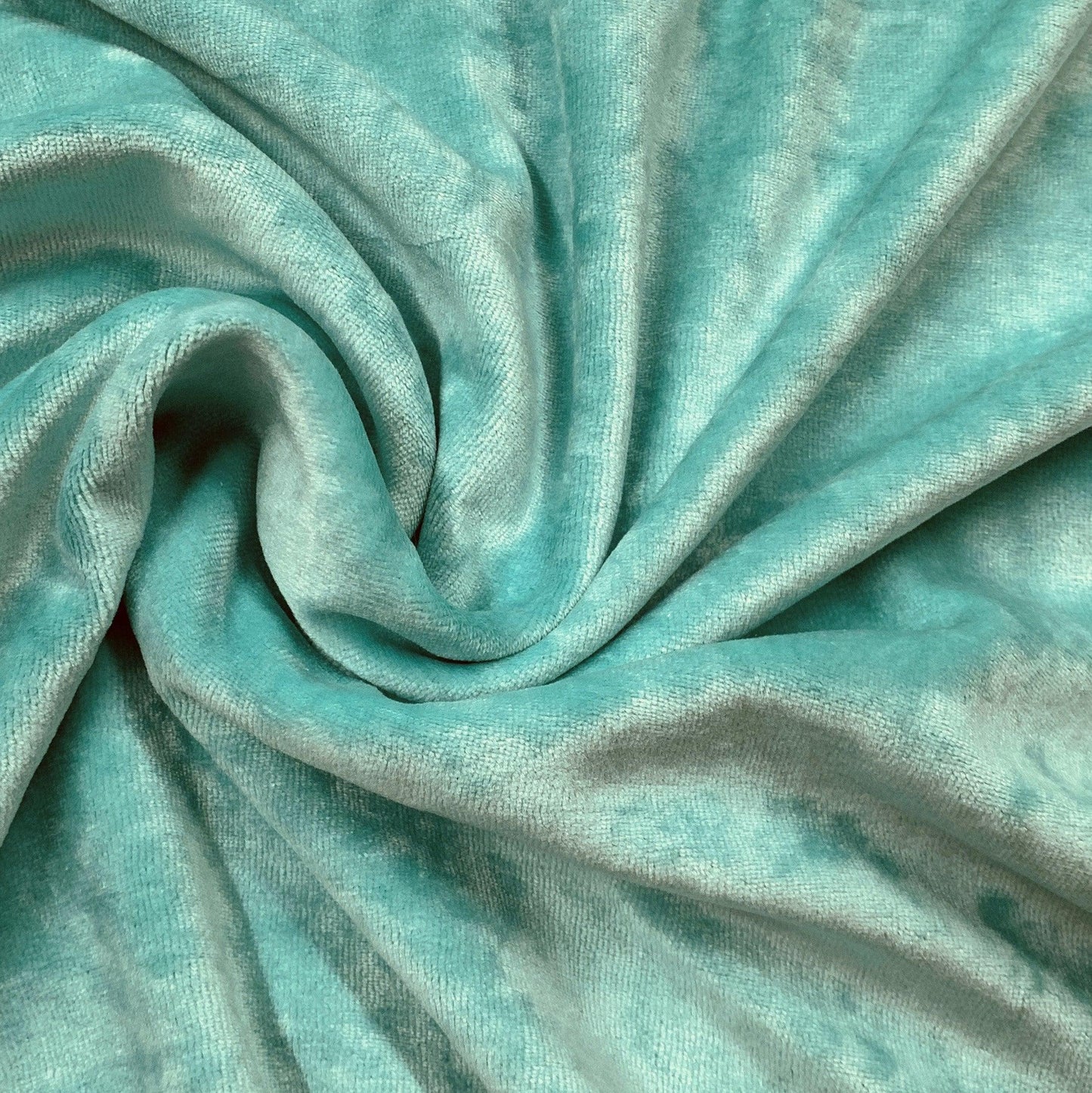 Ice Green Bamboo Velour Fabric - Nature's Fabrics