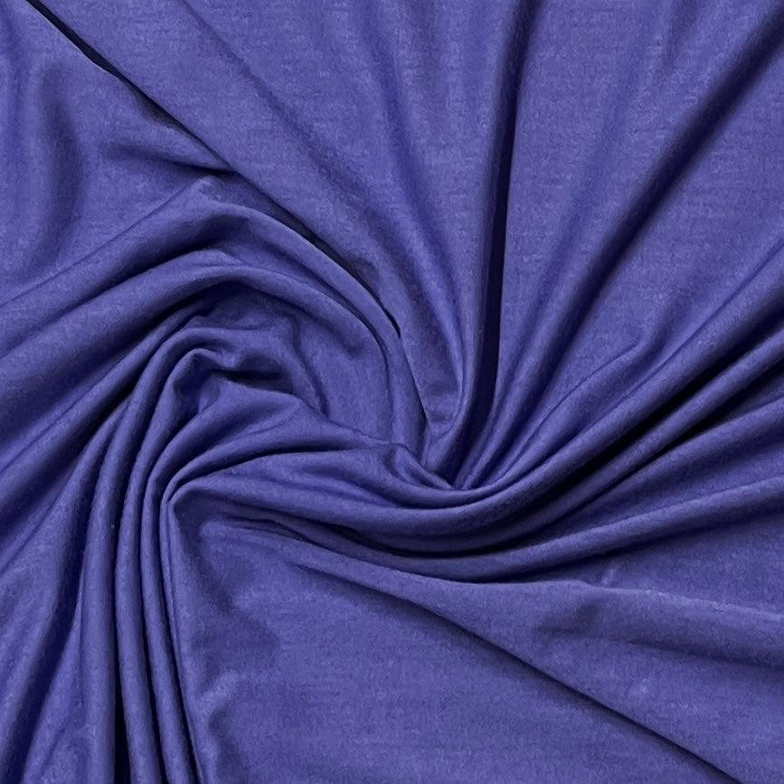 Iris Bamboo Stretch French Terry Fabric - 265 GSM - Nature's Fabrics
