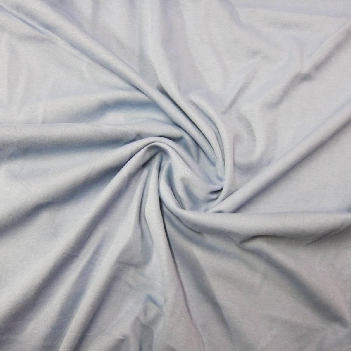 Light Blue Cotton Interlock