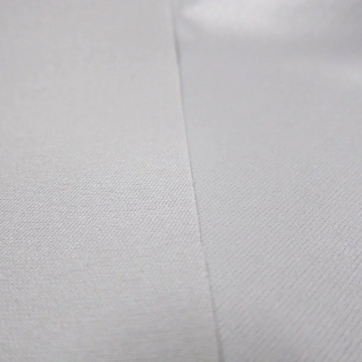 Close-up of white organic cotton fabric from Nature's Fabrics