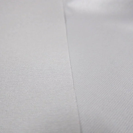 Close-up of white organic cotton fabric from Nature's Fabrics