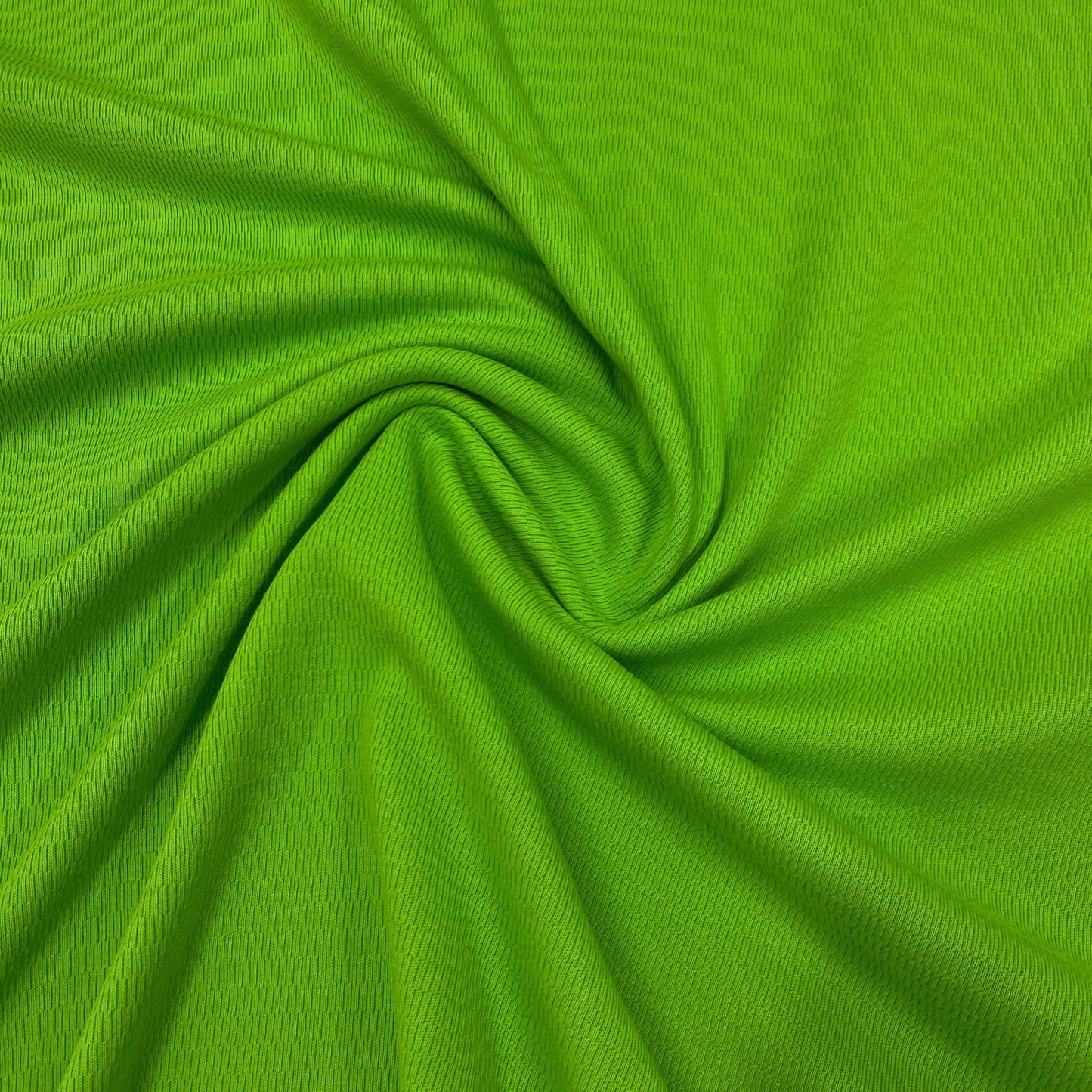 Lime Green Organic Cotton Waffle Thermal Fabric - Nature's Fabrics