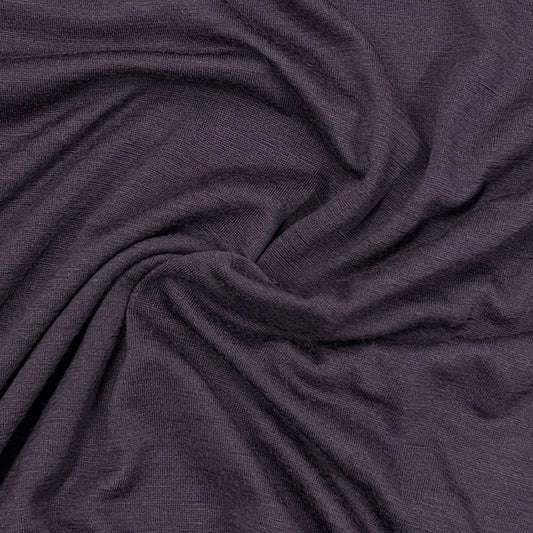 Mauve 100% Washable Merino Wool Jersey Fabric - 200 GSM by Telio - Nature's Fabrics