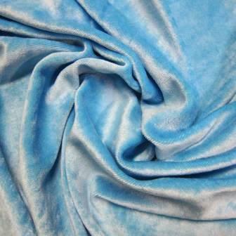 Medium Blue Bamboo Velour