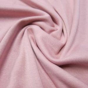Nature's Fabrics draped dusty rose organic cotton fabric