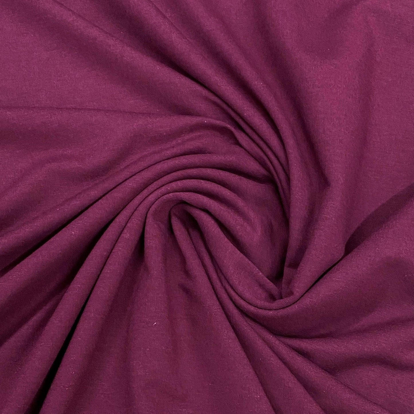 Merlot Bamboo Stretch French Terry Fabric - Nature's Fabrics