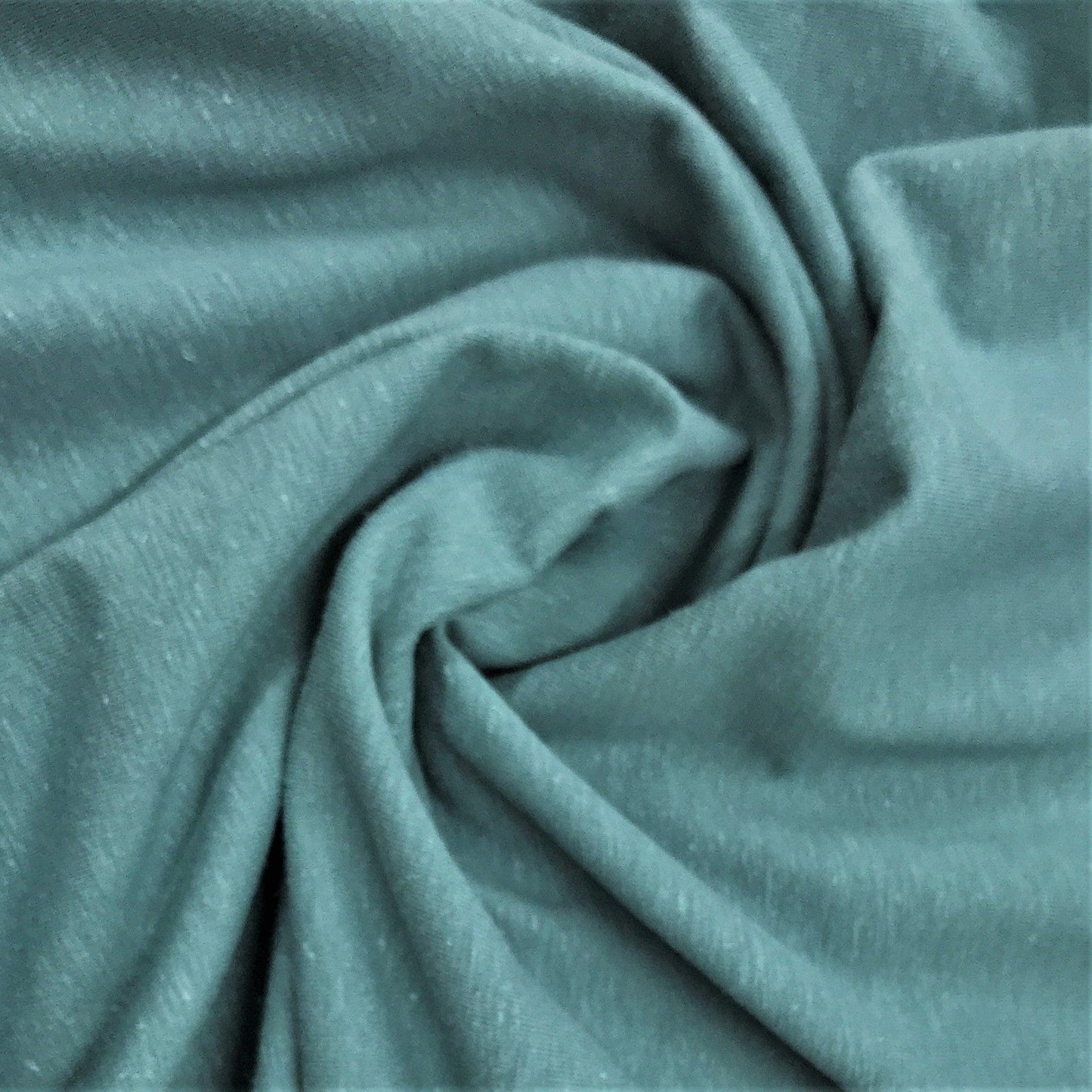 Mineral Blue Hemp Stretch Jersey Fabric - Nature's Fabrics